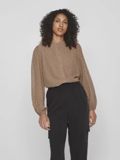 Vila Overhemden Blouse Dames Bruin 8 Vila Overhemden Blouse Dames Bruin -Vila c5f389ae21ced01905d6c5e85c41b562 scaled