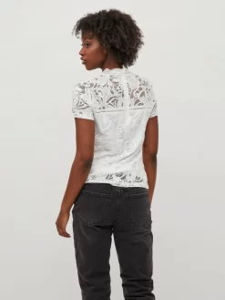 Vila Blouses Met Korte Mouw Blouse Stasia Dames Wit -Vila c66de81a914b6247b9aebf35f7f0dd48 scaled