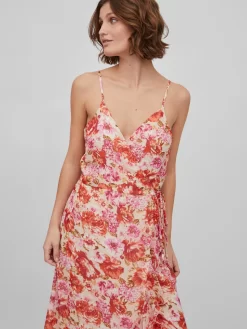 Zomerjurken Zomerjurk Gilla Dames Beige -Vila c6954f1088311d7b7f5225c277ecb857 scaled