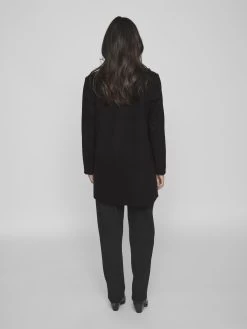 Vila Korte Mantels Tussenmantel Dames Zwart -Vila c6a3e033c4db476a8f480316c2126ff9