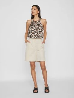 Vila Uitgaanstops Top Dames Beige -Vila c6be8905ccf51c2571859d4aed60c9e0