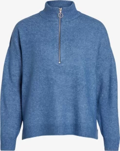 Vila Coltruien Trui Mathilda Dames Blauw Gemêleerd