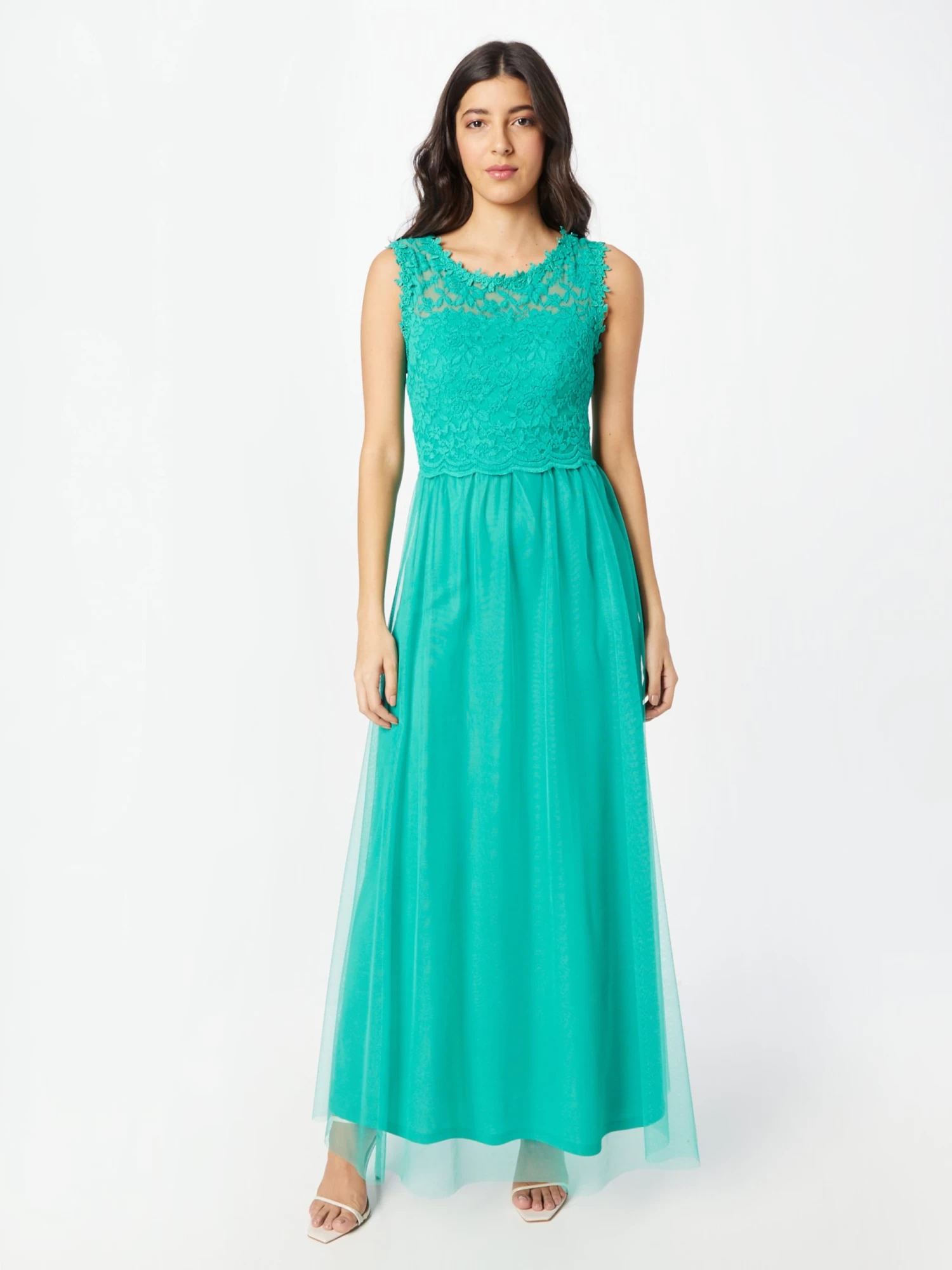 Vila Avondjurken Avondjurk LYNNEA Dames Jade Groen 3 Vila Avondjurken Avondjurk LYNNEA Dames Jade Groen - Afbeelding 3