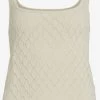 Vila Tanktops Top Dames Beige