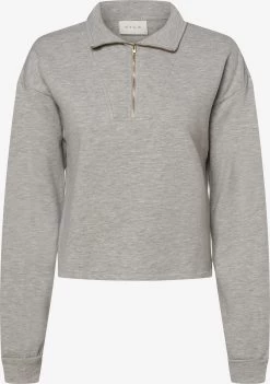 Vila Sweatshirts Sweatshirt VIRust Dames Lichtgrijs