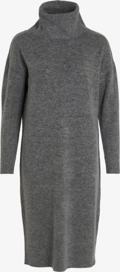 Vila Gebreide Jurken Gebreide Jurk MATHILDA Dames Grijs