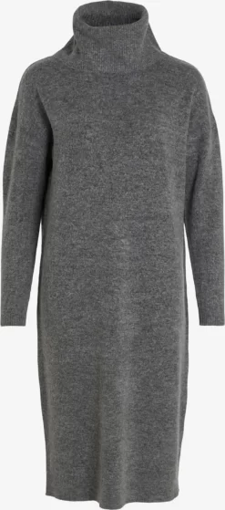 Vila Gebreide Jurken Gebreide Jurk MATHILDA Dames Grijs