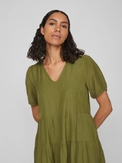 Vila Mini Jurken Jurk Prisilla Dames Riet -Vila c96d0f221eb322274cfb2d949f3c4971