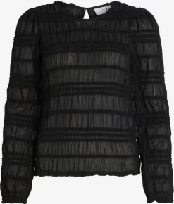 Vila Blouseshirts Blouse Dames Zwart