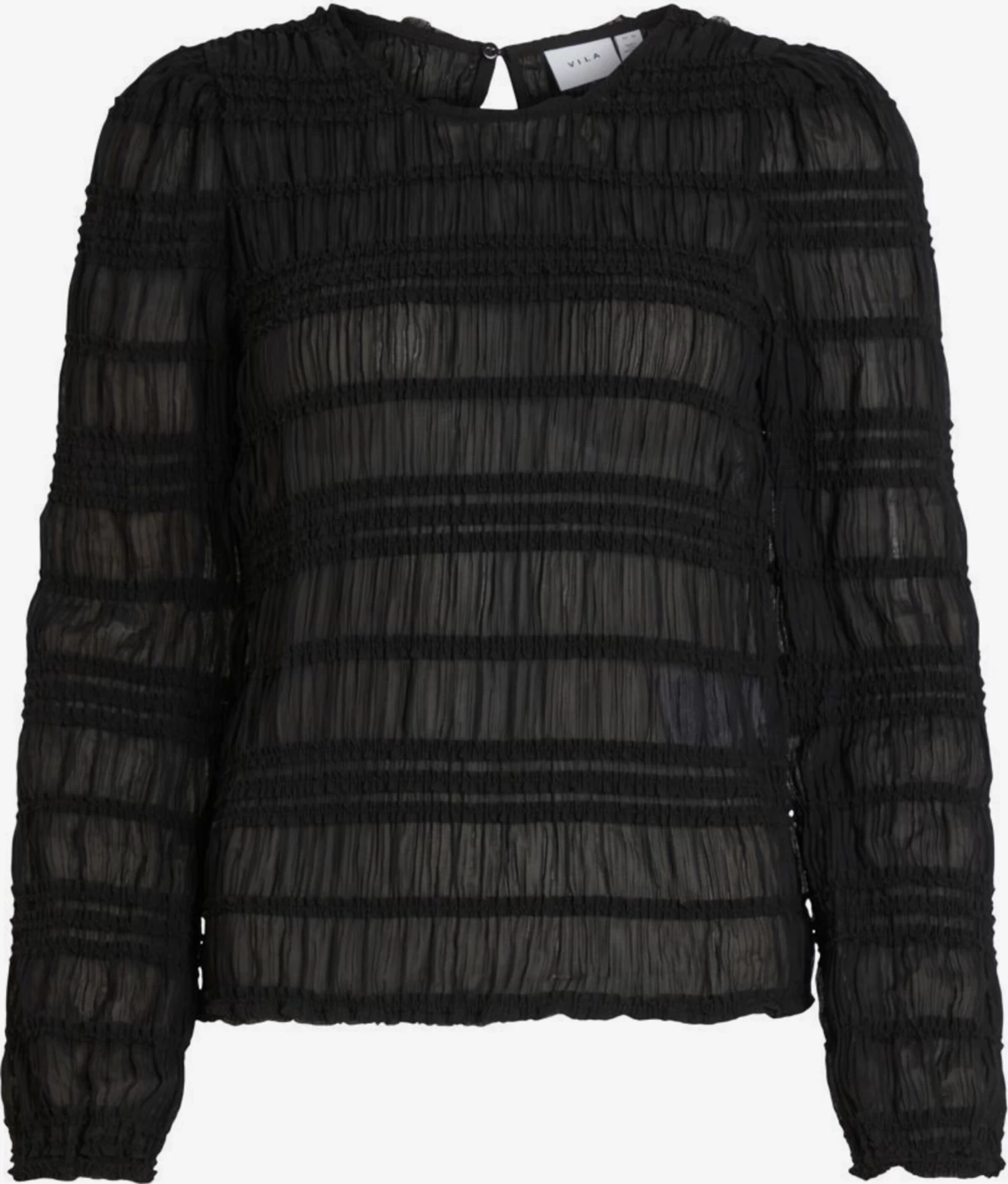 Vila Blouseshirts Blouse Dames Zwart 1 Vila Blouseshirts Blouse Dames Zwart