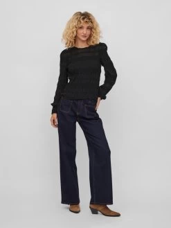 Vila Blouseshirts Blouse Dames Zwart 10 Vila Blouseshirts Blouse Dames Zwart -Vila ca0867339e8bba7f10bbeca83460040d