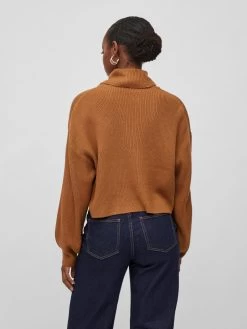 Vila Coltruien Trui Plamena Dames Bruin -Vila ca384cd25ae13aa3befa85e2f3757ca9