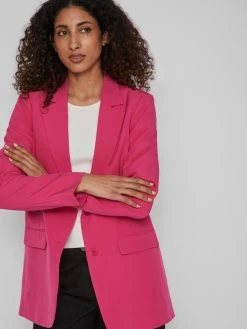 Klassieke Blazers Blazers Dames Pink -Vila ca7735a98a9f17d86e24a4c5ad47dfbd