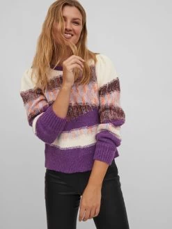 Vila Truien Trui Dames Gemengde Kleuren -Vila cb43cbc7497bc5b890cef2b3a265b757