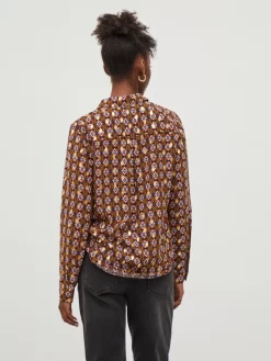 Vila Overhemden Blouse Zino Dames Bruin -Vila cb64fa616e2f4d3defe9ee701a8cda22 scaled