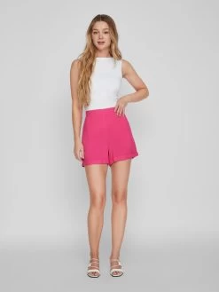Vila Shorts Regular Broek PAYA Dames Magenta -Vila cb972191e6383ef71bdf0caba68ffb7b