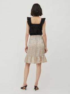 Vila Mini Rokken Rok Almeria Dames Taupe -Vila cbef14e7e5cdacb862df2054199616f2