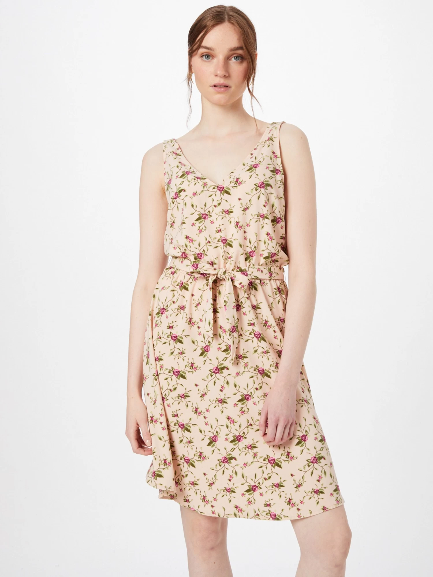 Vila Zomerjurken Zomerjurk KRISTINA LAIA Dames Pasteloranje 3 Vila Zomerjurken Zomerjurk KRISTINA LAIA Dames Pasteloranje - Afbeelding 3