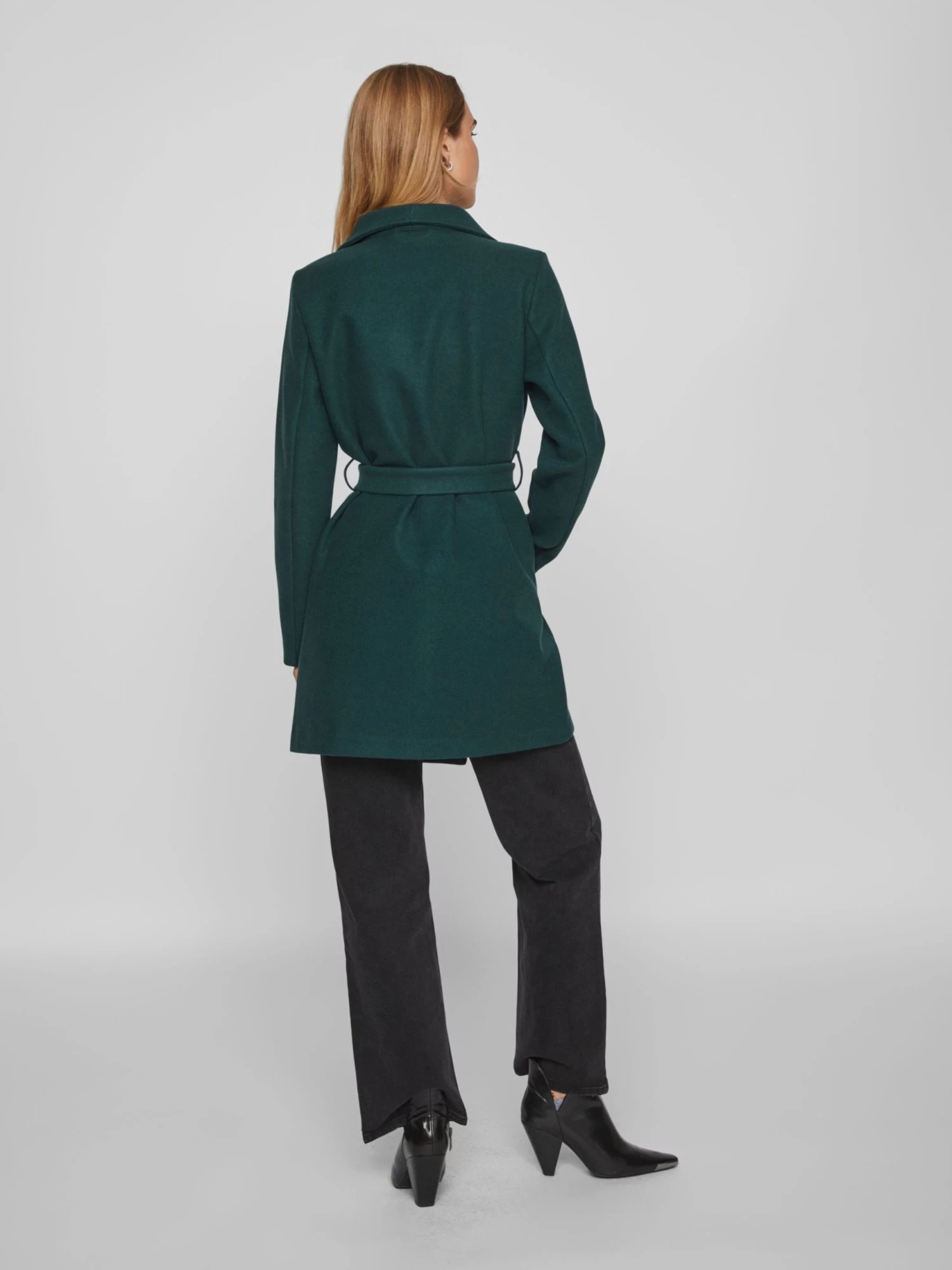 Vila Tussenmantels Tussenmantel Dames Groen 4 Vila Tussenmantels Tussenmantel Dames Groen - Afbeelding 4