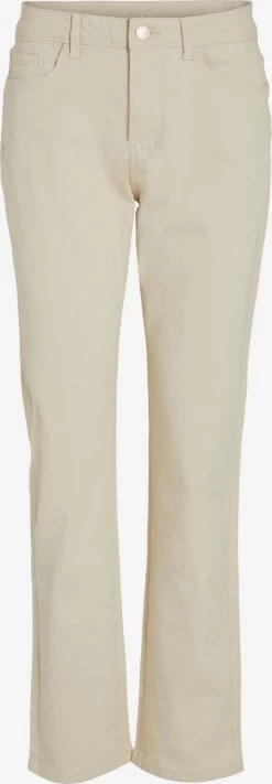 Vila Straight Regular Jeans ALICE Dames Beige
