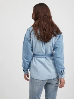 Vila Tussenjassen Tussenjas Dames Lichtblauw -Vila cd7f83514a79c8390965f772328f3f47