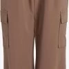 Vila Pantalons Tapered Broek Dames Lichtbruin