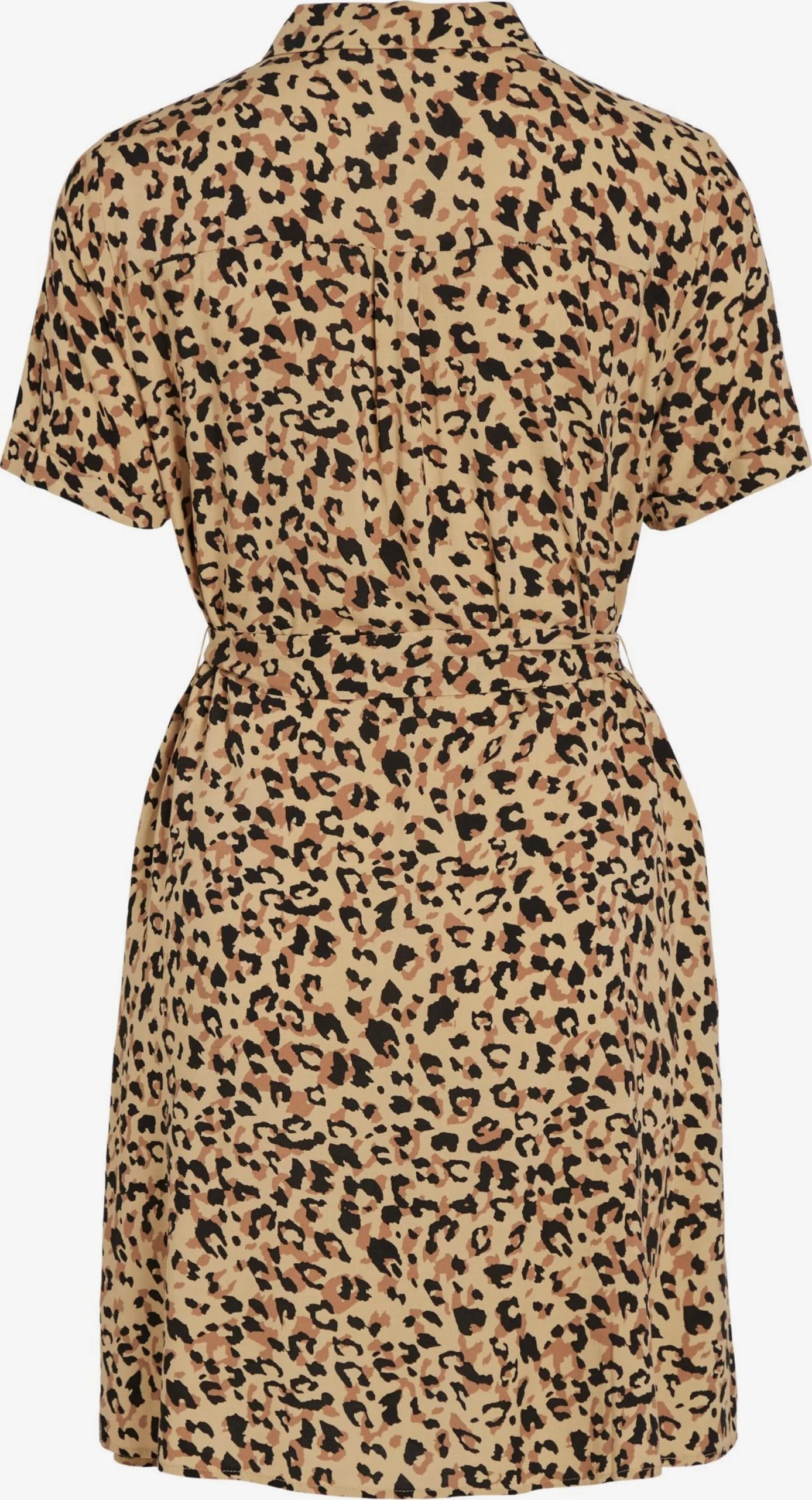 Vila Blousejurken Blousejurk PAYA Dames Donkerbeige 2 Vila Blousejurken Blousejurk PAYA Dames Donkerbeige - Afbeelding 2