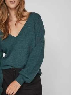 Vila Fijngebreide Truien Trui RIL Dames Groen 13 Vila Fijngebreide Truien Trui RIL Dames Groen -Vila ce94094e3eeb5cb3907a3b3020b2ad0b