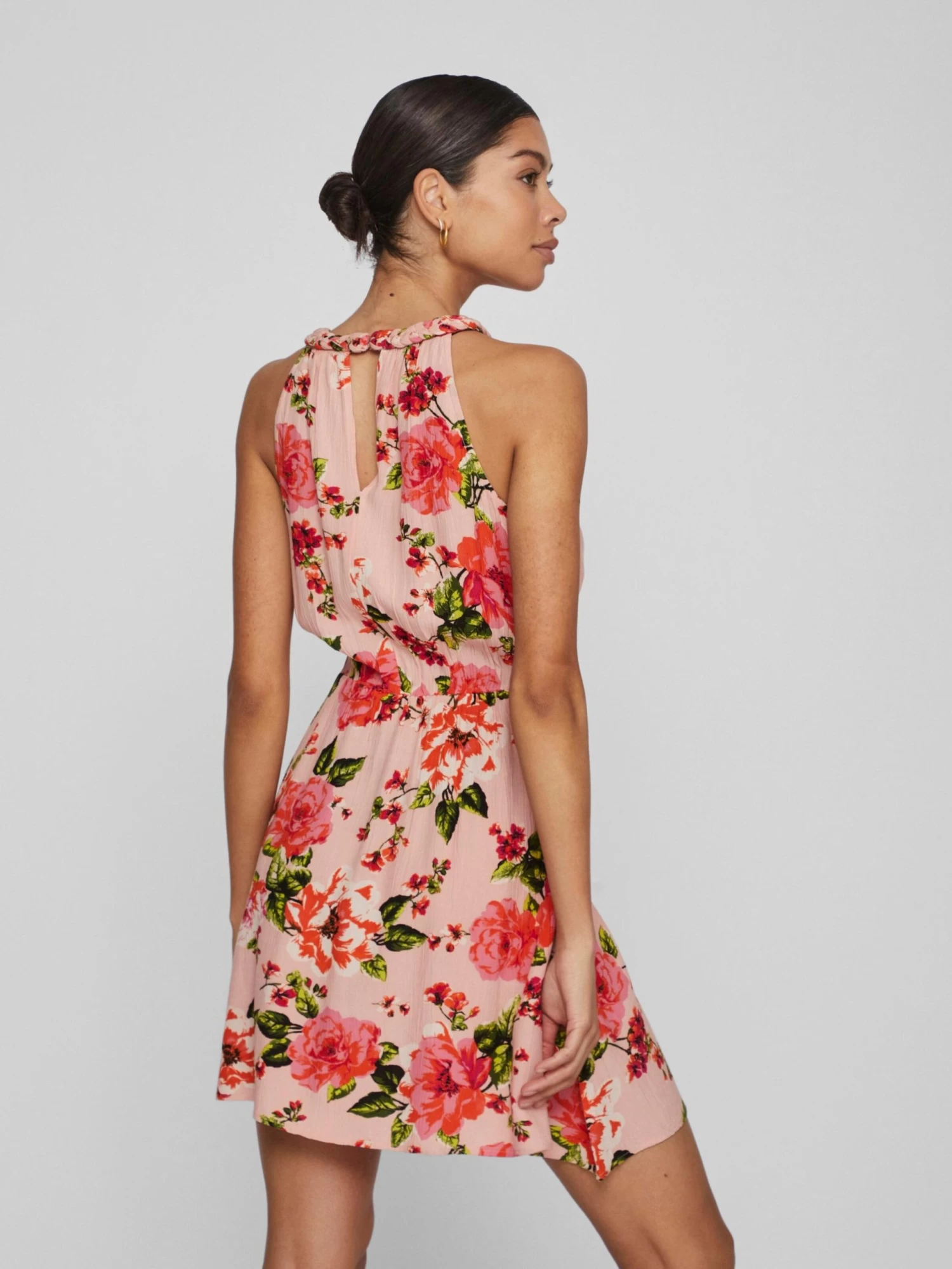 Vila Zomerjurken Zomerjurk MESA Dames Pink / Oudroze 4 Vila Zomerjurken Zomerjurk MESA Dames Pink / Oudroze - Afbeelding 4