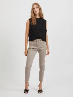 Fijngebreide Truien Trui Nelle Dames Zwart -Vila cf167af2249f793a0384f953023fe071