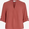 Blouses Met Korte Mouw Blouse Dames Pink