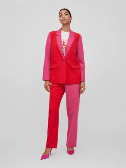 Vila Klassieke Blazers Blazers Coast Dames Rood -Vila d1394930e7712a600263a546c1823b3c scaled