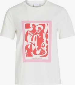 Vila T-shirts Shirt MATHILDE Dames Wit