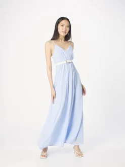 Vila Maxi Jurken Jurk Ura Dames Lichtblauw -Vila d2d1281af5c57e9049338cefae549d6b scaled