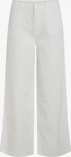Vila Wide Leg Wide Leg Jeans Widey Dames Wit
