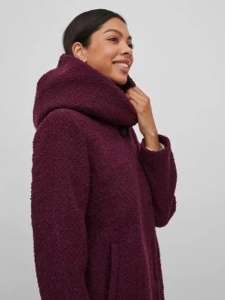 Vila Tussenmantels Tussenmantel Cana Dames Bordeaux -Vila d3405649c4101623a24be1b685d6ed7d