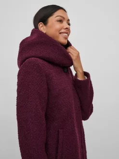 Vila Tussenmantels Tussenmantel Cana Dames Bordeaux -Vila d3405649c4101623a24be1b685d6ed7d scaled