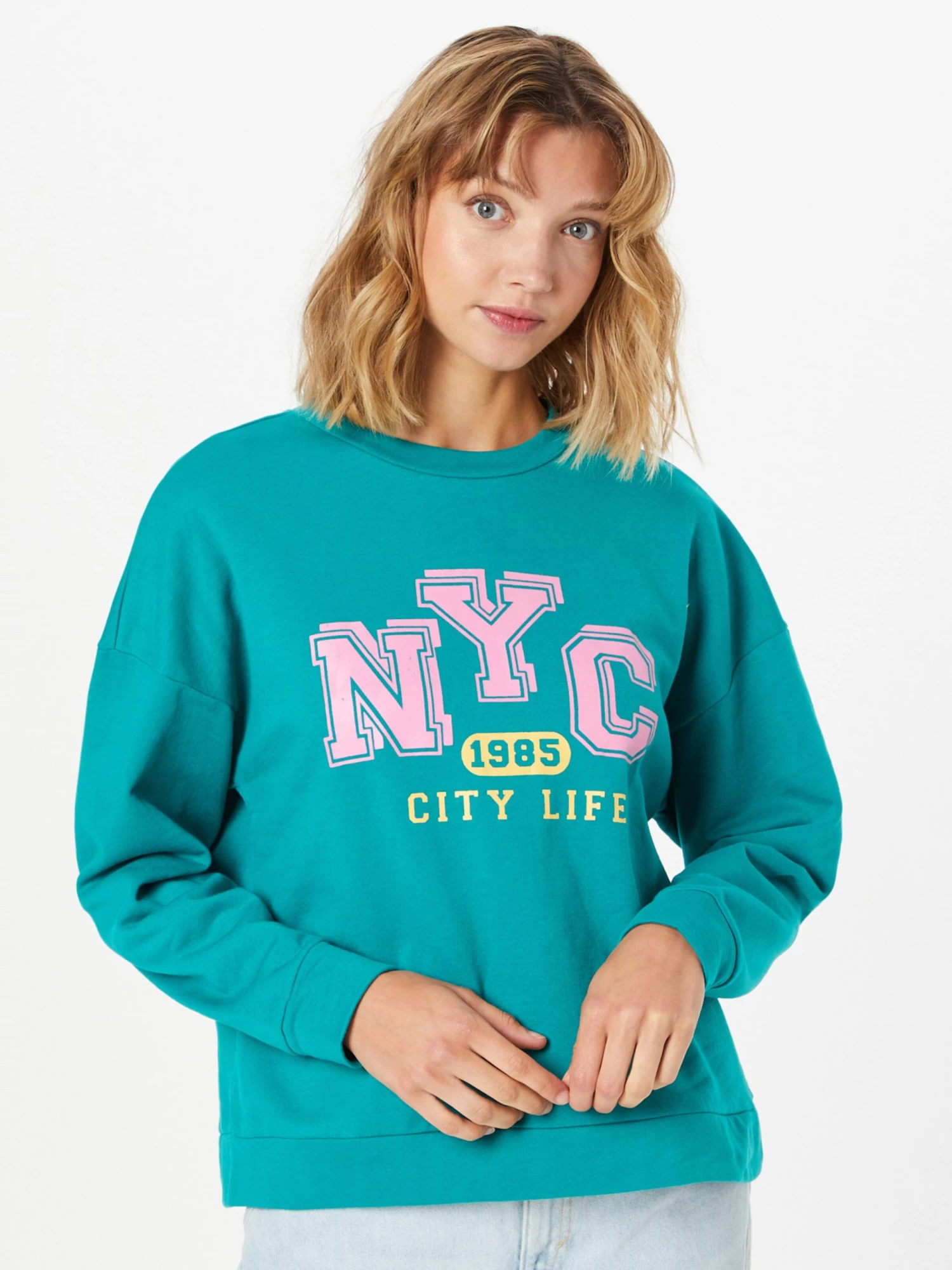 Vila Sweatshirts Sweatshirt RUST Dames Petrol 3 Vila Sweatshirts Sweatshirt RUST Dames Petrol - Afbeelding 3