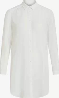 Vila Lange Blouses Blouse Dames Wit