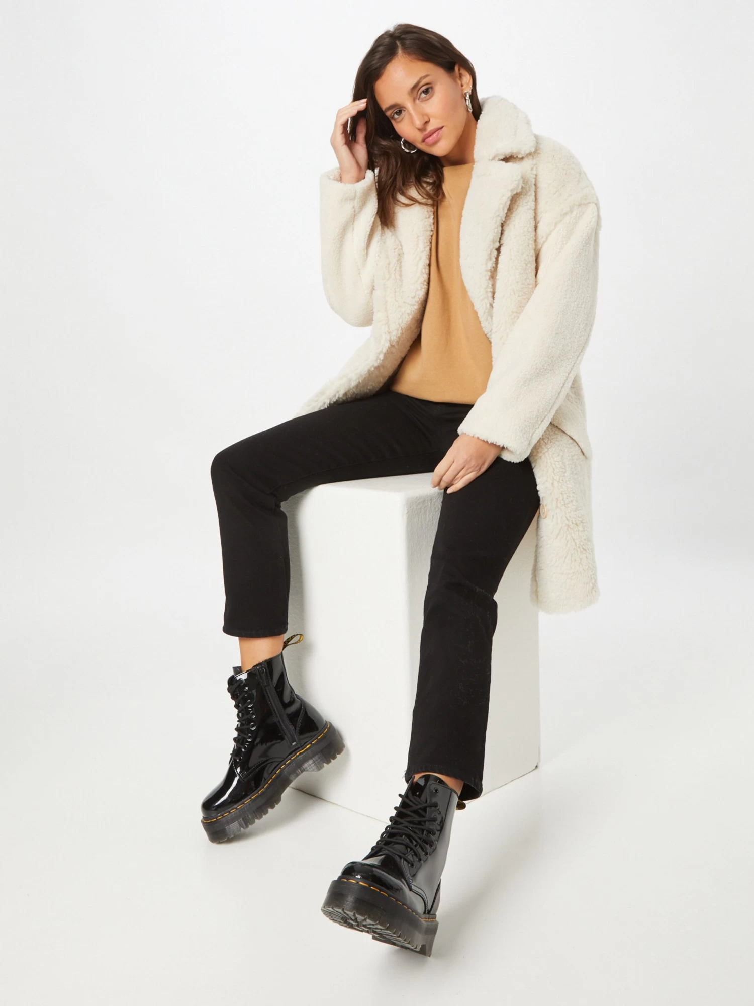 Vila Sweatshirts Sweatshirt MUSTY Dames Camel 5 Vila Sweatshirts Sweatshirt MUSTY Dames Camel - Afbeelding 5