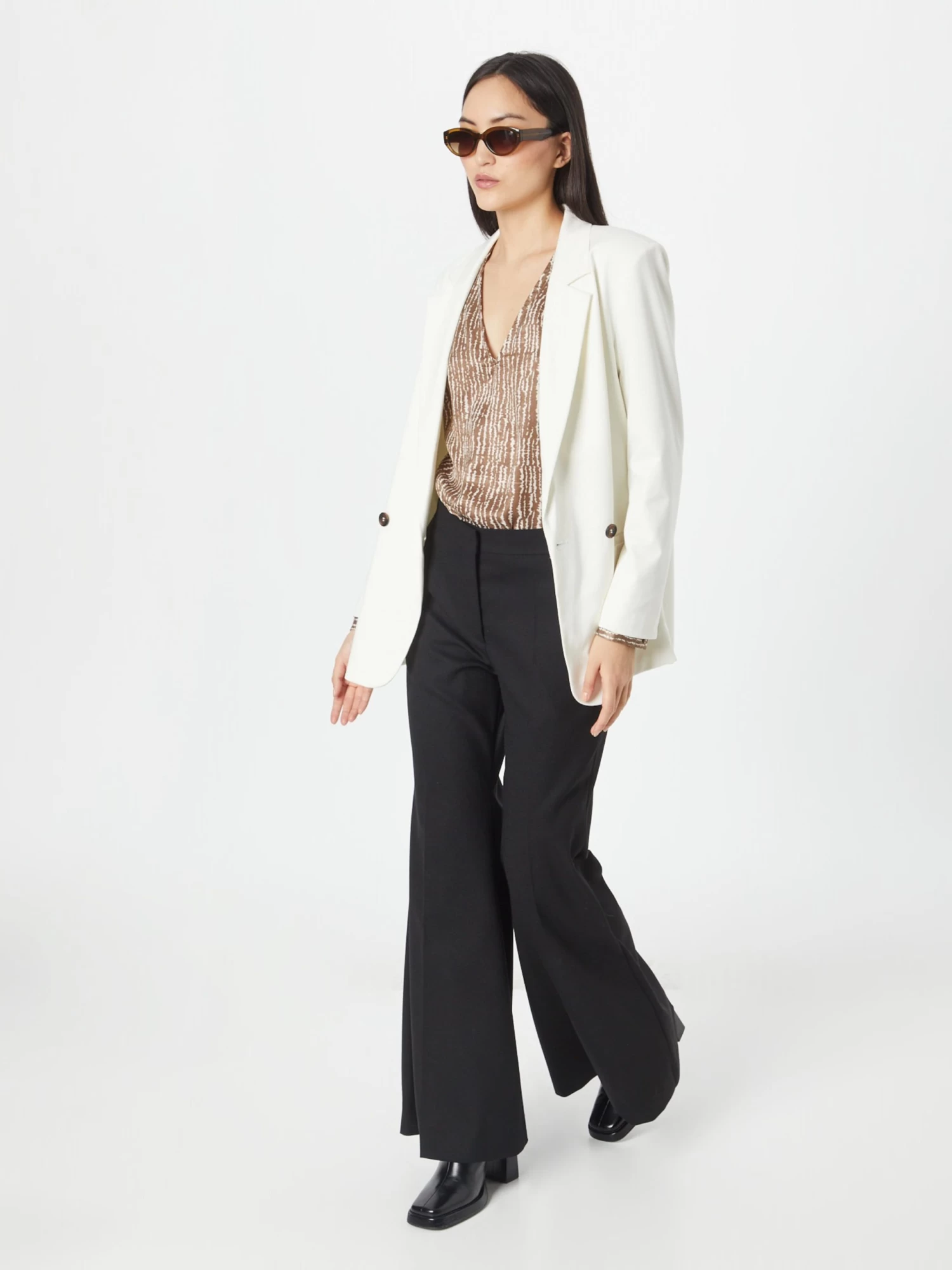 Vila Blouseshirts Blouse Sally Fia Dames Chamois 5 Vila Blouseshirts Blouse Sally Fia Dames Chamois - Afbeelding 5