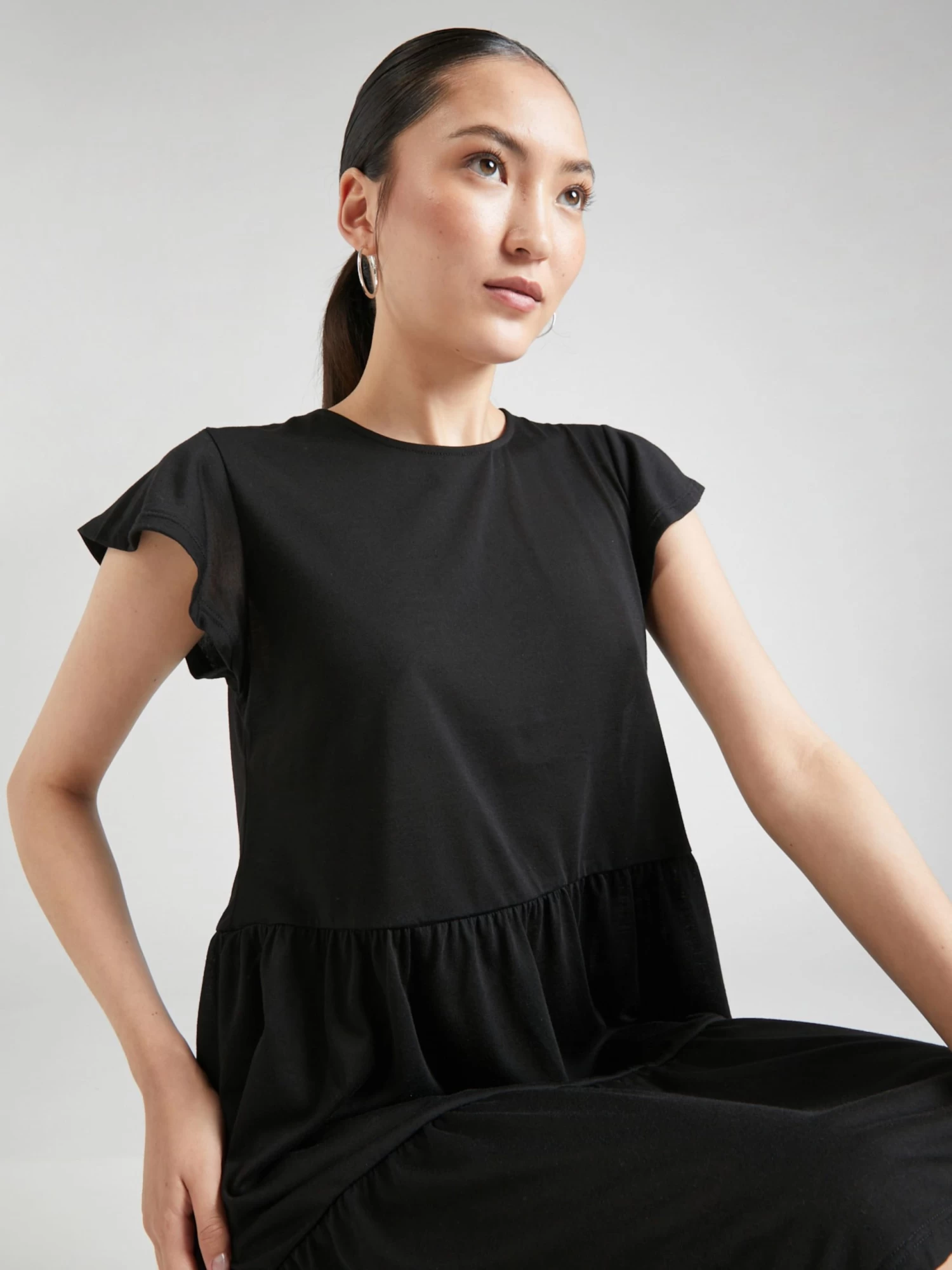 Vila Zomerjurken Zomerjurk SUN Dames Zwart 2 Vila Zomerjurken Zomerjurk SUN Dames Zwart - Afbeelding 2