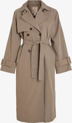 Vila Trenchcoats Tussenmantel Dames Bruin