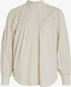 Vila Overhemden Blouse Dames Crème