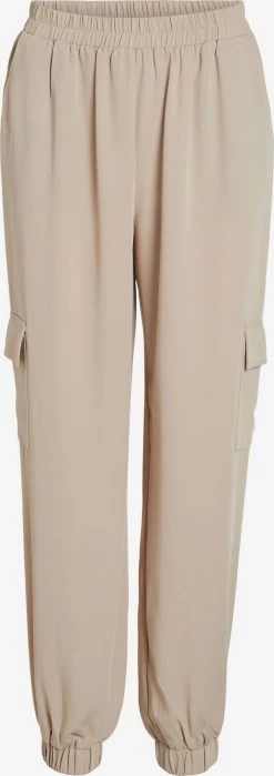 Vila Sweatpants Tapered Cargobroek PETRA Dames Beige