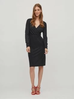 Vila Jerseyjurken Jurk Dames Zwart 11 Vila Jerseyjurken Jurk Dames Zwart -Vila d74dd9fb4c78f837acfa660b97478eb5