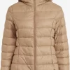Vila Winterjassen Winterjas Manya Dames Beige