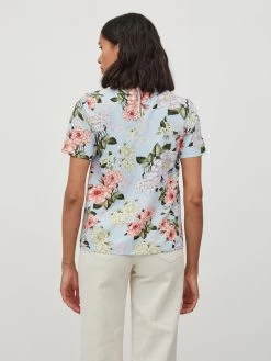 Vila Blouses Met Korte Mouw Blouse Dames Lichtblauw -Vila d9a582a79231d9c8fc8fedeaf1dd7d66