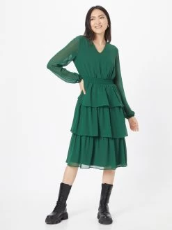 Vila Blousejurken Blousejurk Fulla Dames Groen -Vila d9b9c4529599773bfc9daf8c5cb2fac2