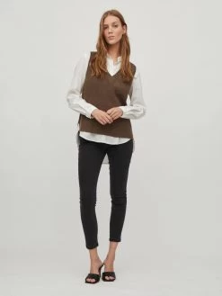 Vila Fijngebreide Truien Trui Dames Bruin 13 Vila Fijngebreide Truien Trui Dames Bruin -Vila da4e12a36c9f35320870d998dd52413f